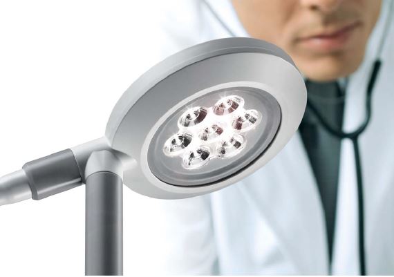 Medical Lighting Visiano 10 LED Examination Light, in use